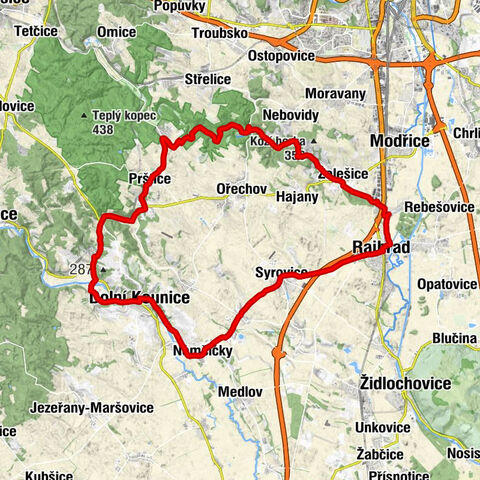 Kounický dvůr - Nejsvětější Trojice - Sv. Šimon a Juda - Nejsv. trojice