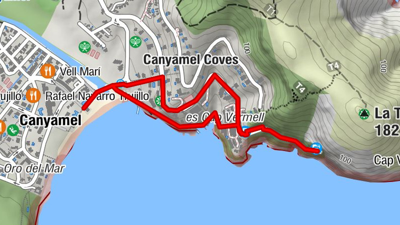 Canyamel - Cova de s'Embarcador Reig o des Contrabandistesa - Coves d'Artà - Capdepera