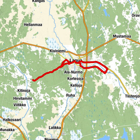 Lapua - Keskusta - Myllykylä - Karhunmäki