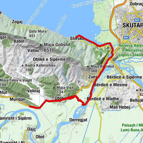 Shirokë - Arbri - Shkodër - Ana e Malit