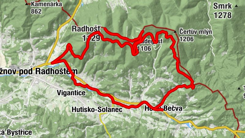 Staré časy - Radegast - Radhošť - Horní Bečva