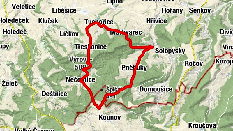 Tuchořice - Markvarec - Konětopy - sv. Bartoloměj