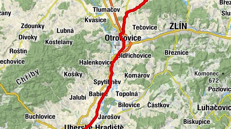 Lechotice - Na Křižovatce - Otrokovice - svatý Michael archanděl