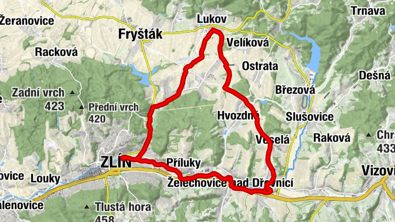 Lípa nad Dřevnicí - U Vágnerů - Zlín - Kaple Panny Marie