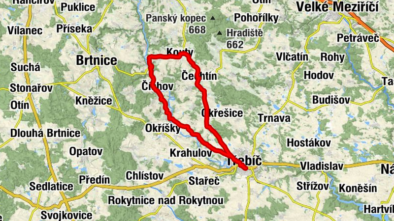 Třebíč - kostel Svatého Martina - Narození Panny Marie