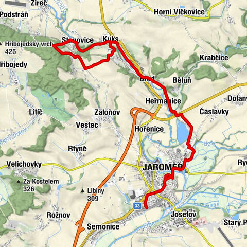 Jaroměř - Heřmanice - Brod