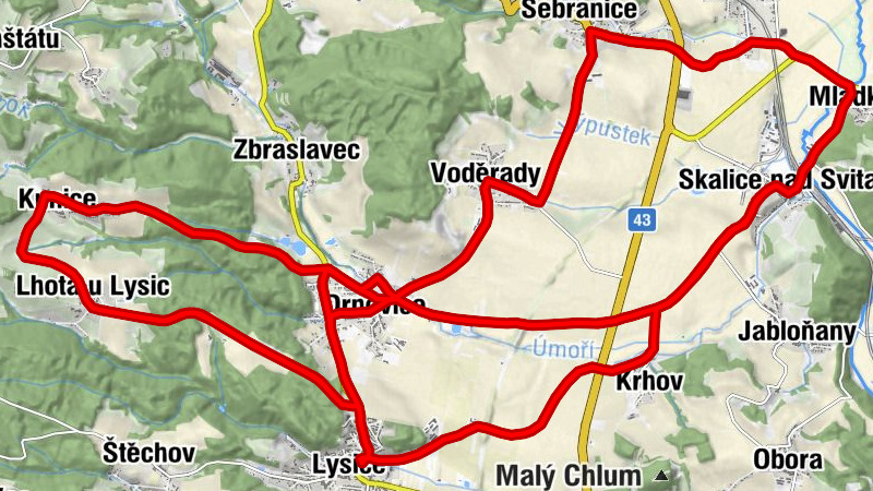 Lysice - eb diners - Krhov - Panna Marie