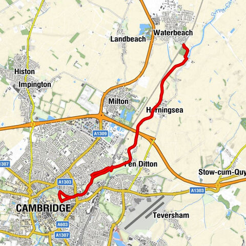 Waterbeach - Clayhithe - Cambridge