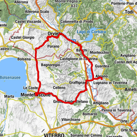 Alviano - Poggio Pidocchio - San Flaviano - Madonna dell'Aiuto