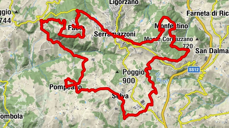 Serramazzoni - Monfestino - Oratorio di Roncovecchio - Trattoria del Gallo