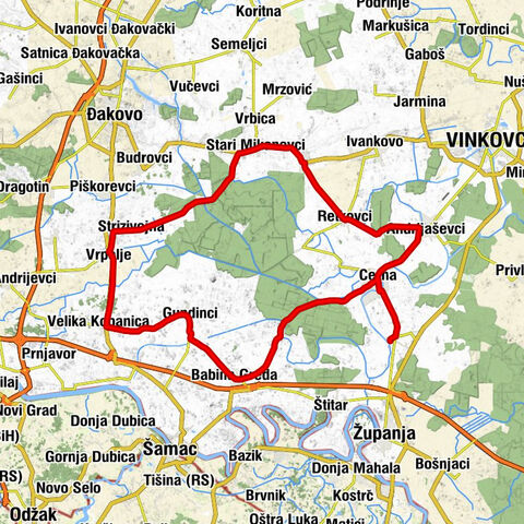 Gradište - Velkec - crkva svetog Lovre - crkva svetog Mateja