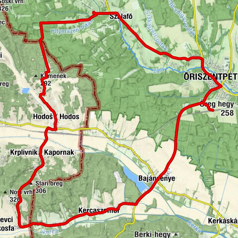 Őriszentpéter - Ökumenikus imaház - Stari breg - Református templom