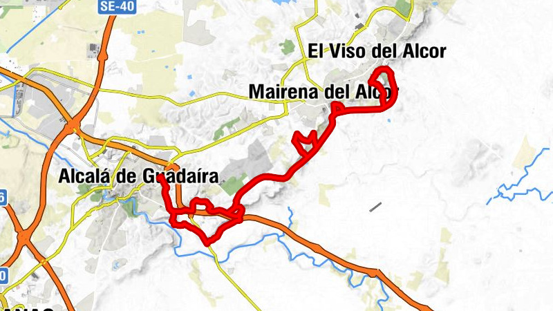 Alcalá de Guadaíra - Venta Los Conejos - Mairena del Alcor - El Viso del Alcor