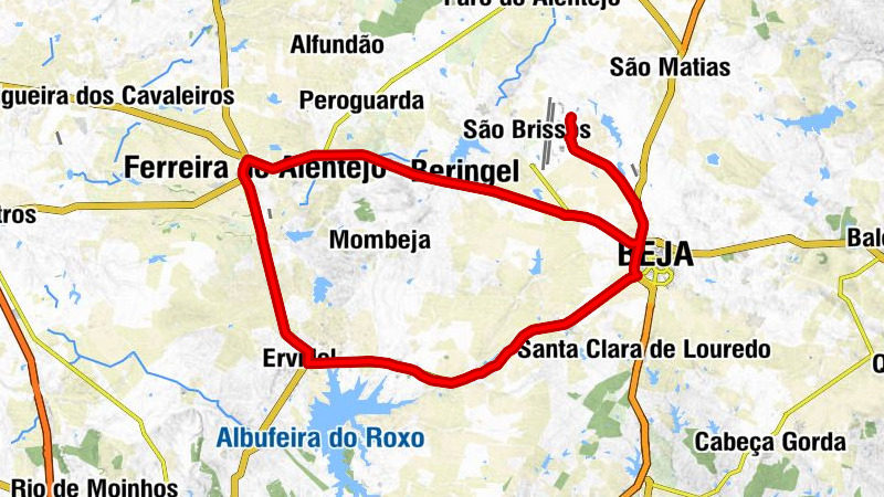 Beja (Salvador e Santa Maria da Feira) - Beja - Ferreira do Alentejo - Beringel