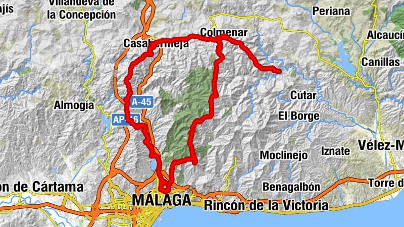 Las Cuevas - Ermita de Nuestra Señora de la Candelaria - Puerto Marín - Puerto Pereda