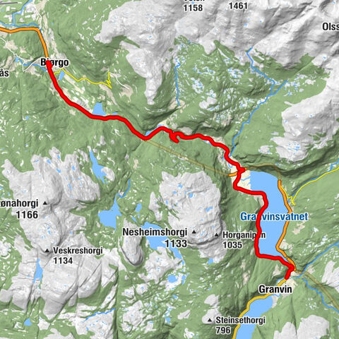 Bjørgo - Filipshaugen - Nesheim - Bjørgum