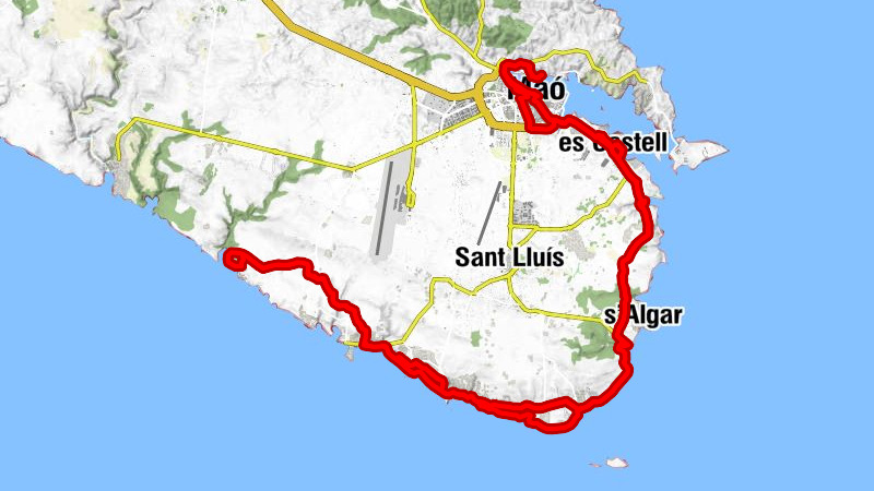 Maó - Església de Sant Josep - Ermita de Sant Esteve - Mirador del Pont des Castell