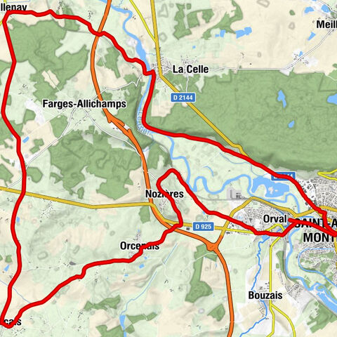 Saint-Amand-Montrond - Orval - Église Saint-Maurice - Église Saint-Paxent - Orval