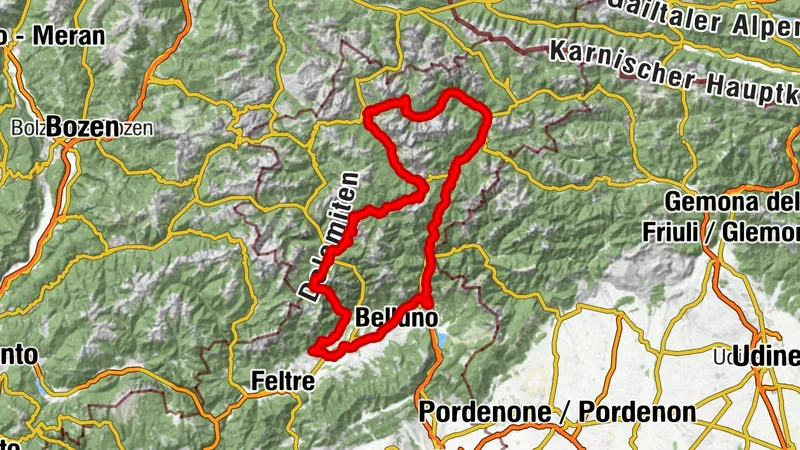 Grand Tour of the Belluno Dolomites