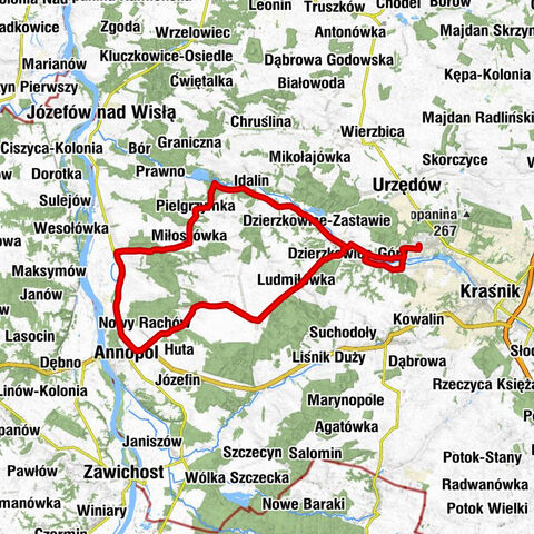 Zachód - Kościół pw. Niepokalanego Serca Najświętszej Maryi Panny - Kościół pw. Narodzenia Najświętszej Maryi Panny - Kościół pw. Świętej Małgorzaty i Świętego Mikołaja w Świeciechowie