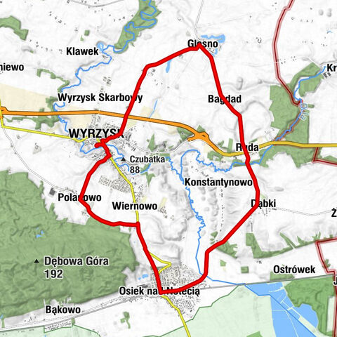 Wyrzysk - Kościół pw. św. Marcina - Polanowo - Wiernowo