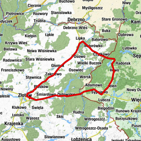 Złotów - Kościół pw. Św. Rodziny - Kościół pw. Świętej Katarzyny Aleksandryjskiej - Kościół pw. Andrzeja Boboli