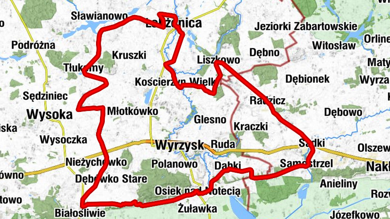 Wyrzysk Osiek - Kościół pw. Świętego Wojciecha - Kościół pw. Świętego Mikołaja - Kościół pw. Niepokalanego Poczęcia NMP