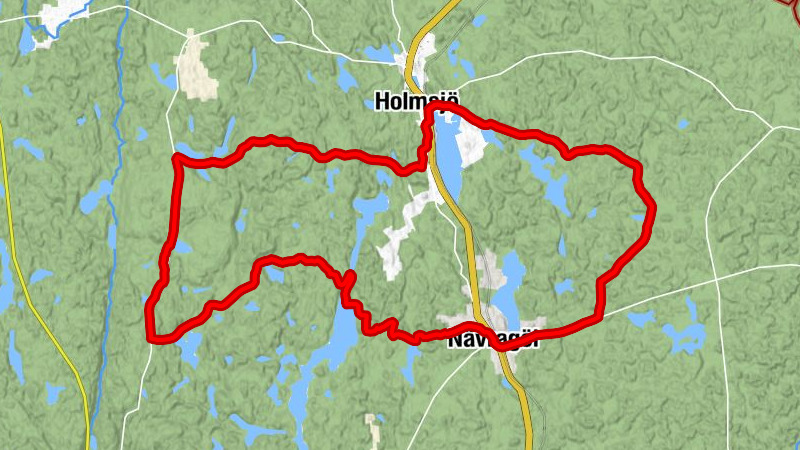 Bredasjö - Kroppasjö - Beseboda - Gnetteryd