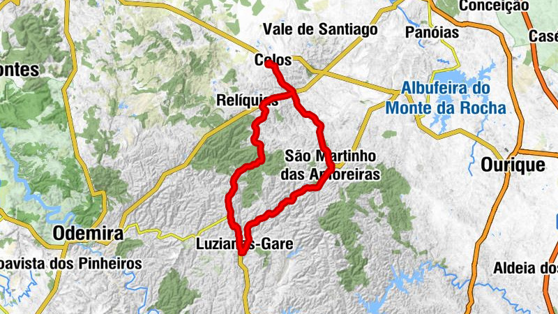 Eira da Lagoa - Colos - Pereiro Grande - Igreja de Santa Rita