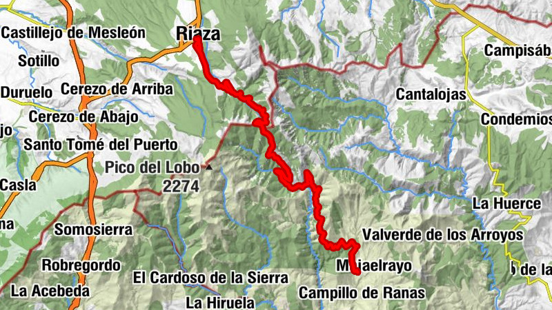 Robleluengo - Collado del Lobo - Riofrío de Riaza - Riaza