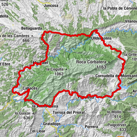 Venta del Pubill - Roca dels Lladres - Coll de la Creueta - Sant Miquel
