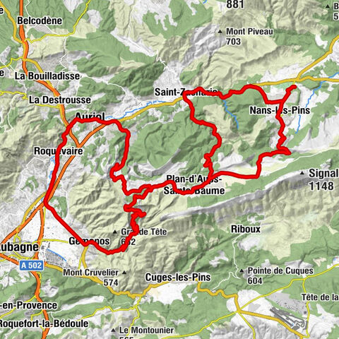 Nans-les-Pins - La terrasse - Église Saint-Jean-Baptiste - Saint-Zacharie