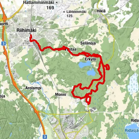 Riihimäki - Vantaa - Hyvinkää