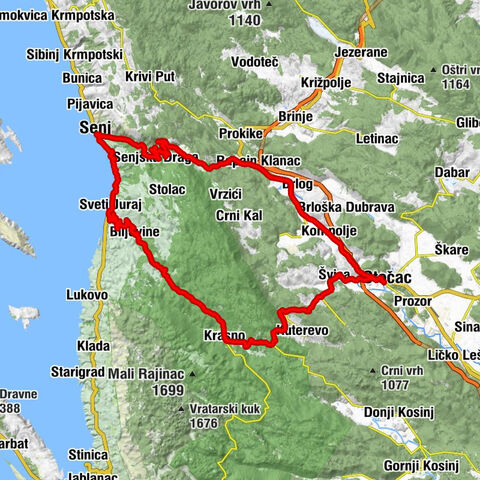 Otočac - crkva svetog Antuna Padovanskog - Kuća Oltari - crkva Svetog Križa