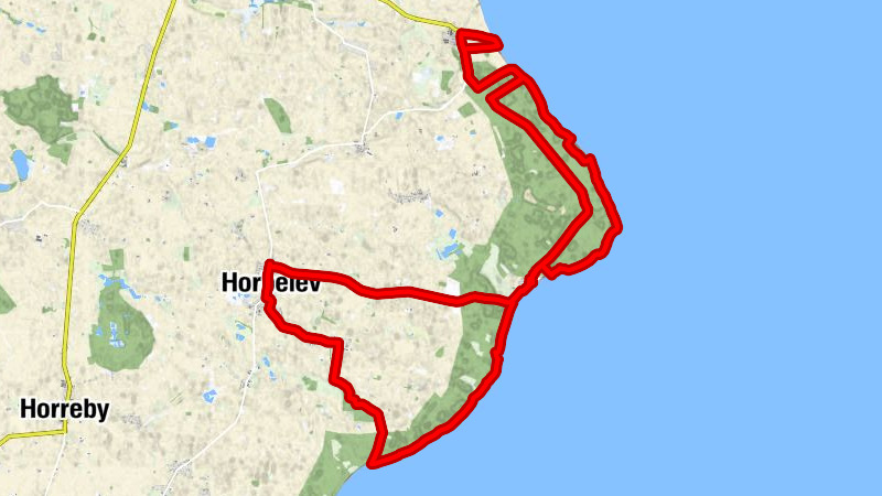 Horbelev - Bregninge - Pomle Nakke - Hesnæs