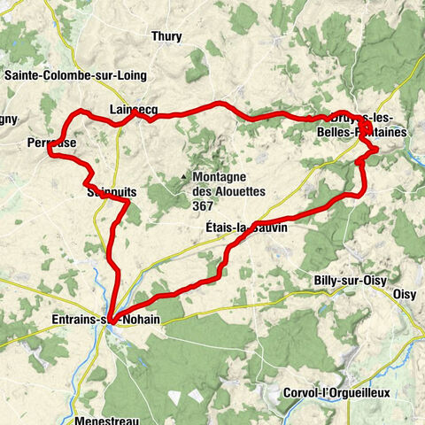 Entrains-sur-Nohain - Chapelle Notre-Dame de Lorette - Église Saint-Martin - Église Saint-Pierre et Saint-Paul