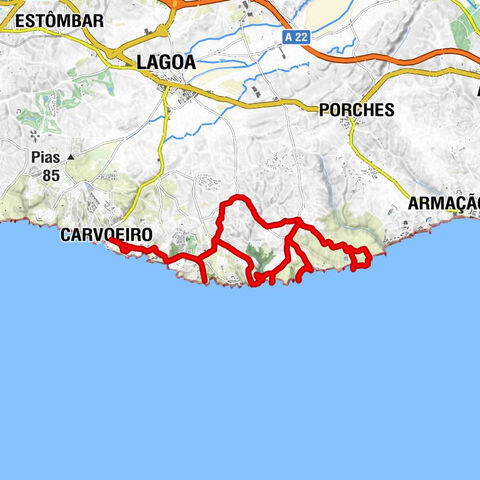 Carvoeiro - Algar Seco - Vale Covo - Vale Centianes