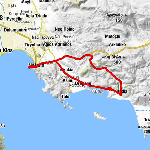 Ακροναυπλία - Αγία Παρασκευή - Αγίων Αδριανού και Ναταλίας - Τριών Ιεραρχών