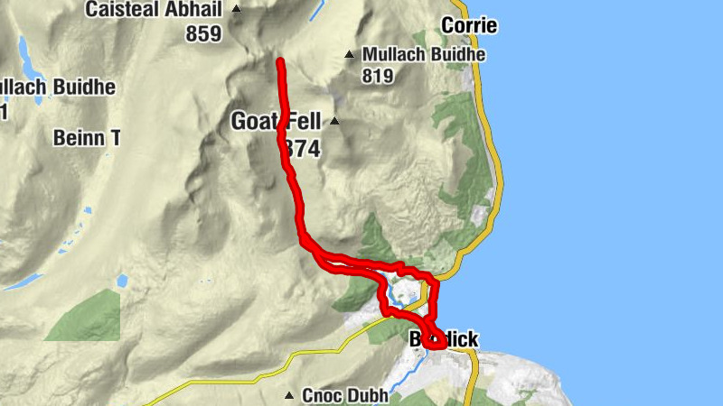 Brodick - Cladach - The Saddle
