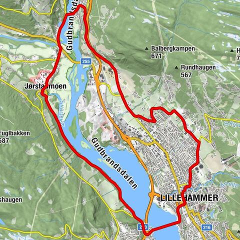 Jørstadmoen - Børkje - Lillehammer - Pinsekirken