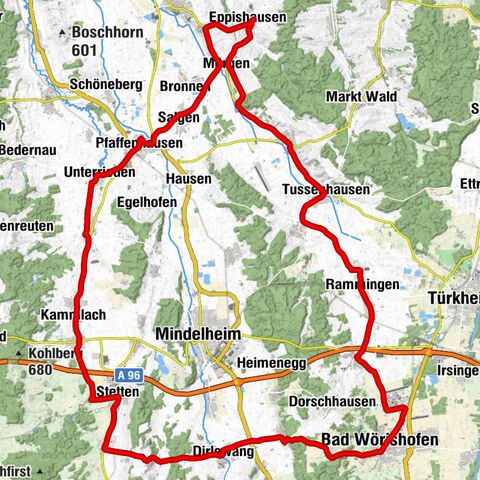 Landgasthof Drei Rosen - Pfarrkirche Sankt Silvester - St. Stephan - St. Michael