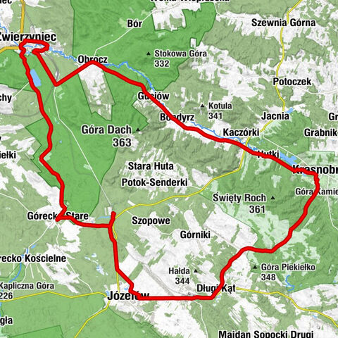 Józefów Roztoczański - Zwierzyniec - Krasnobród - Kościół pw. Świętego Jana Chrzciciela