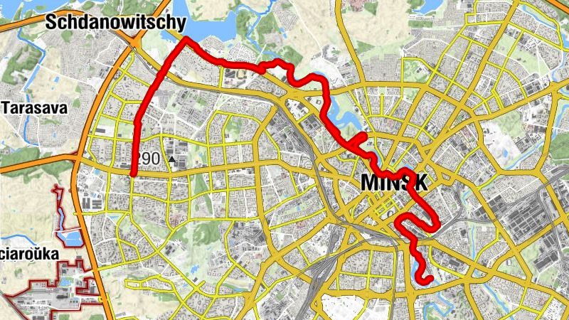 Каменная Горка - Крупцы - Maroon - Мінск