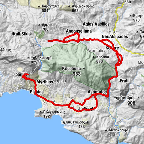 Πλακιάς - Treios Ieararchos - Αγία Παρασκευή - Αγία Κυριακή