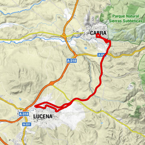 Cabra - la Cruz del Atajadero - Lucena