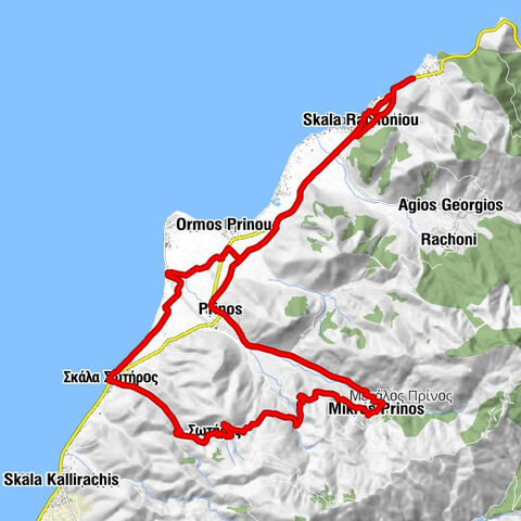 Pefkospilia Taverna - Σκάλα Ραχωνίου - Όρμος Πρίνου - Σκάλα Σωτήρος