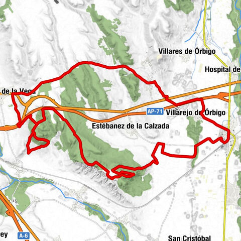 Veguellina - El Acabras - Santibáñez de Valdeiglesias - Villarejo de Órbigo