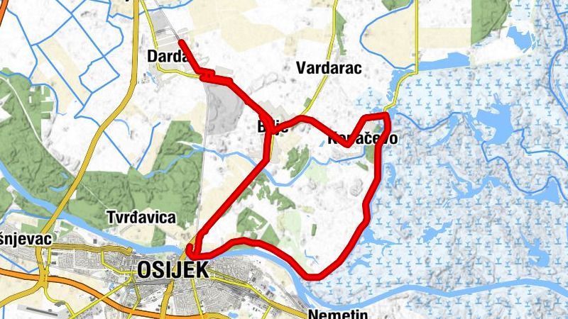 Darda - Čingi Lingi čarda - Osijek - Crkva Bezgrešnog začeća Blažene Djevice Marije