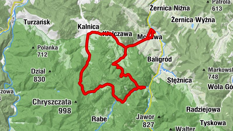 Kaplica pw. Boga Ojca - Mchawka - Studencka Chata Huczwice - Mchawa