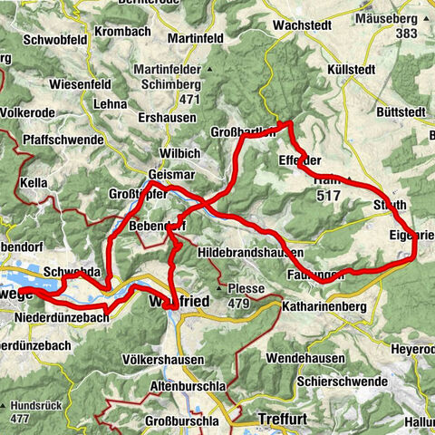 Felsenkeller - Ev. Kirche Wanfried - St. Jakobus der Ältere - Schwebda